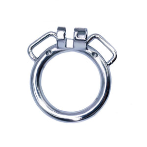 Stainless Steel 45mm Base Ring for Chastity Cage with Belt Buy in Singapore LoveisLove U4Ria 