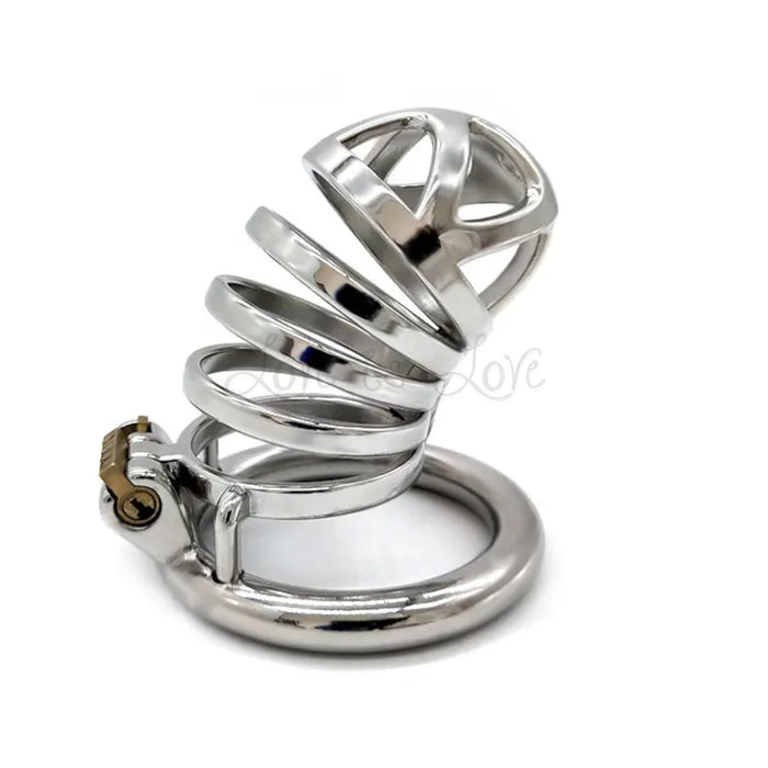 Stainless Steel Comfortable Chastity Cock Cage #12 with 45 mm Ring