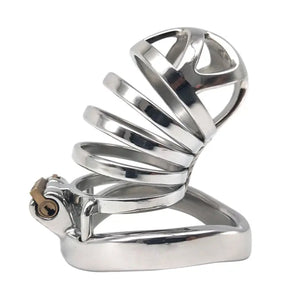 Stainless Steel Comfortable Chastity Cock Cage #12 with 45 mm Ring Buy in Singapore LoveisLove U4Ria 
