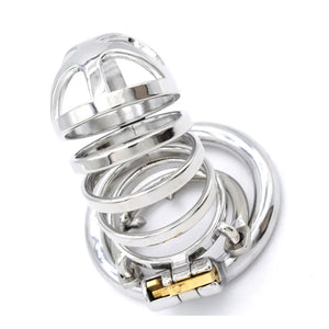 Stainless Steel Comfortable Chastity Cock Cage #12 with 45 mm Ring Buy in Singapore LoveisLove U4Ria 