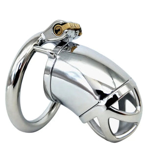 Stainless Steel Comfortable Chastity Silver Cock Cage #20 with 45 mm Ring Buy in Singapore LoveisLove U4Ria 