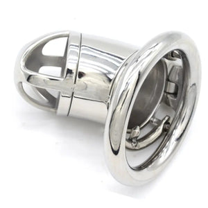 Stainless Steel Comfortable Chastity Silver Cock Cage #20 with 45 mm Ring Buy in Singapore LoveisLove U4Ria 
