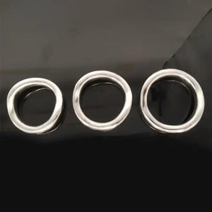 Stainless Steel Curved Cock Ring 45mm and 50mm Buy in Singapore LoveisLove U4Ria