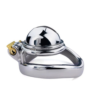 Stainless Steel Hemisphere Pee Hole Chastity Cage 45 mm #168C Buy in Singapore LoveisLove U4RiaStainless Steel Hemisphere Pee Hole Chastity Cage 45 mm #168C Buy in Singapore LoveisLove U4Ria