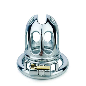 Stainless Steel Hollow Chastity Cage 45 mm #156 Buy in Singapore LoveisLove U4Ria