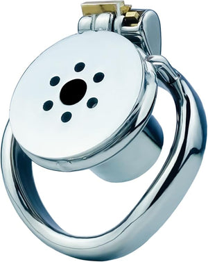 Stainless Steel Inverted Cylinder Flat Restraint Device System with 45mm Ring in Silver