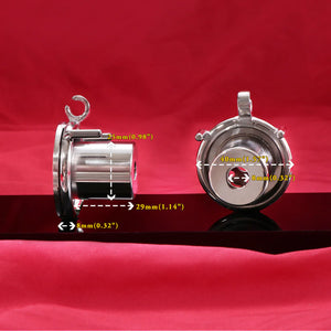 Stainless Steel Inverted Single Cylinder Flat Chastity Cage 45 MM with 48 MM Metal Catheter #149D For Him - Chastity Devices
Buy Sex Toys in Singapore LoveisLove U4Ria