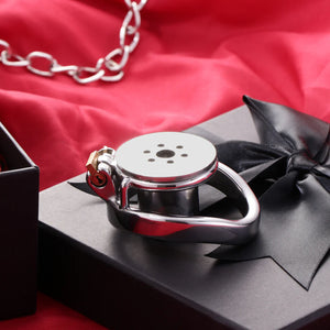 Stainless Steel Inverted Single Cylinder Flat Chastity Cage 45 MM with 48 MM Metal Catheter #149D For Him - Chastity Devices
Buy Sex Toys in Singapore LoveisLove U4Ria