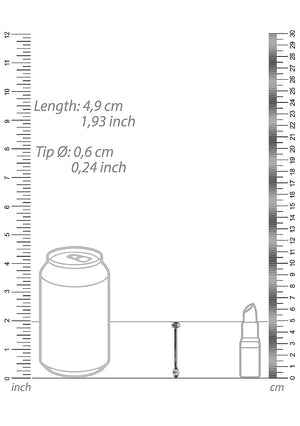 Shots Ouch! Urethral Sounding Stainless Steel Plug 49 mm with 6 mm Tip Buy in Singapore LoveisLove U4Ria