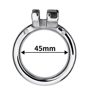 Stainless Steel Standard Metal Mesh Chastity Cage #196 45 MM For Him - Chastity Devices Buy Sex Toys in Singapore LoveisLove U4Ria