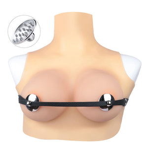 Steel Spiked Nipple Caps with Adjustable Strap Nipple Toys - Nipple Clamps Buy Sex Toys in Singapore LoveisLove U4Ria