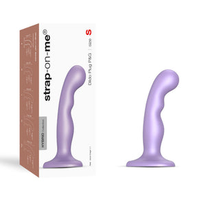 Strap-On-Me Hybrid Collection Silicone Dildo Plug P&G Metallic Lilac Size S or M Buy in Singapore LoveisLove U4Ria 