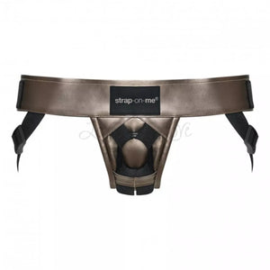 Strap-On-Me Leatherette Harness Curious Luxury Brown Buy in Singapore LoveisLove U4Ria 