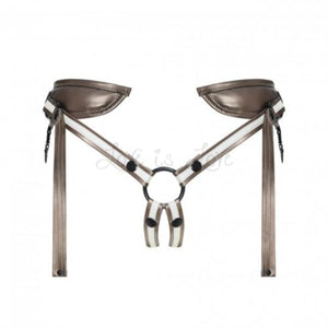 Strap-On-Me Leatherette Harness Desirous Luxury Brown Buy in Singapore LoveisLove U4ria 