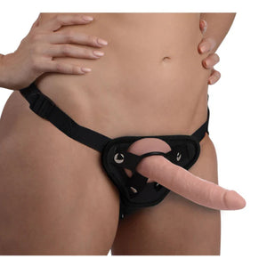 Strap U Charmed 7.5 Inch Silicone Dildo with Harness Buy in Singapore LoveisLove U4Ria 