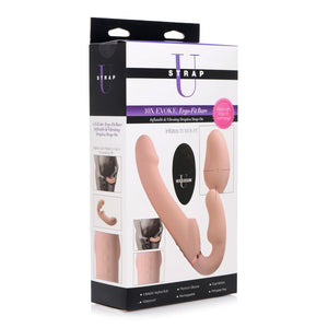 Strap U World's 1st Remote Control Inflatable Ergo-Fit Strapless Strap-On Flesh Buy in Singapore LoveisLove U4Ria 