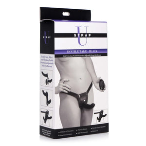 Strap U Double Take 10X Double Penetration Vibrating Strap-on Harness Buy in Singapore LoveisLove U4Ria 