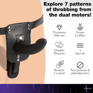 Strap U Double Take 10X Double Penetration Vibrating Strap-on Harness Buy in Singapore LoveisLove U4Ria 