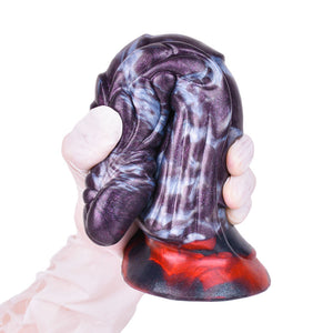 Hellfire or Stripe Dragon Large Fantasy Silicone Dildo with Suction Cup 8.5 Inch Dildos - Large & Unique Dildos Buy Sex Toys in Singapore LoveisLove U4Ria