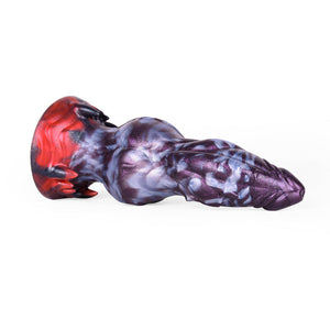 Fanged Knot Large Fantasy Silicone Dildo with Suction Cup 7 Inch