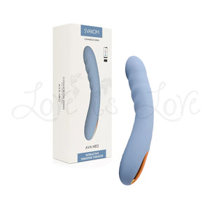 Svakom Ava Neo Interactive Thrusting Vibrator with App Control Cornflower Blue