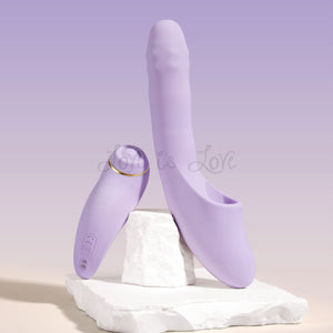 Svakom DuoGlow App-Controlled Thrusting Vibrator With Pulsating Stimulator Buy in Singapore LoveisLove U4Ria 