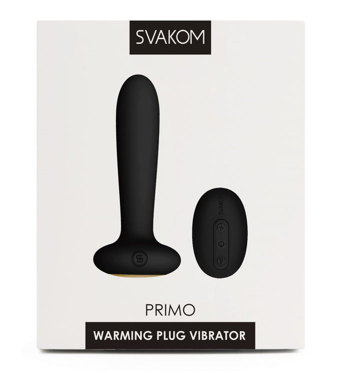 Svakom Primo Heating Butt Plug Black (Authorized Retailer)(Best Seller)