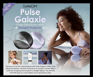 Svakom Pulse Galaxie App-Controlled Clitoral Stimulator with Starlight Projector
