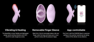 Svakom Echo 2 Heating Flexible Finger Vibrator