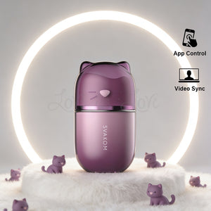 SVAKOM Klitty Interactive Triple-action Tongue Licking & Suction Vibrator in Dusty Lavender. Buy SVAKOM Licking Toys in Singapore LoveisLove U4Ria Online Shop - Discreet Shipping