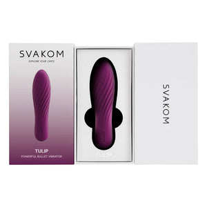 Svakom Tulip Powerful Bullet 10 Modes Vibrator Black or Violet  Buy in Singapore LoveisLove U4Ria 