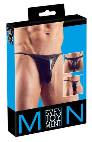Svenjoyment Underwear Wetlook Thong Set 3 Piece ( In New Packaging )