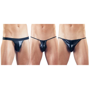 Svenjoyment Underwear Wetlook Thong Set 3 Piece Buy in Singapore LoveisLove U4Ria 