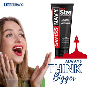Swiss Navy MaxSize Male Enhancement Gel (Natural PDE-5 inhibitor)