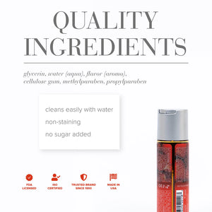 System JO H2O Flavored Edible Water-Based Lubricant Strawberry Kisses or Succulent Watermelon or Cherry Burst