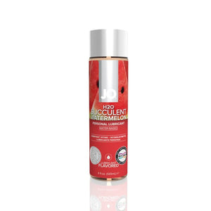 System JO H2O Flavored Edible Water-Based Lubricant Strawberry Kisses or Succulent Watermelon or Cherry Burst