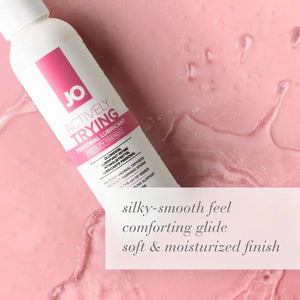 System Jo Actively Trying (TTC) Fertility Friendly Lubricant 120 ml / 4 fl oz (Paraben-Free or Non Paraben-Free)