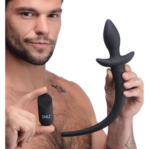 Tailz Waggerz Wagging and Vibrating Puppy Tail Anal Plug Buy in Singapore LoveisLove U4Ria 