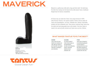 Tantus Maverick 100% Ultra-Premium Silicone Dildo 