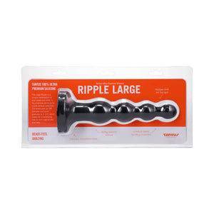 Tantus Ripple Premium Silicone Anal Butt Plug Beads Small or Large