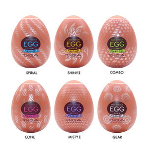 Tenga Easy Beat Egg Hard Boiled Package II Hard Gel Variety Pack 6 Egg or 1 Egg  Buy in Singapore LoveisLove U4Ria 