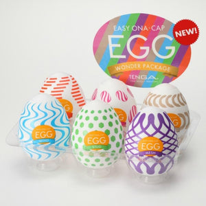 Tenga Egg Wonder Series WIND or STUD or MESH or TUBE or CURL or RING or 6 Variety Value Pack