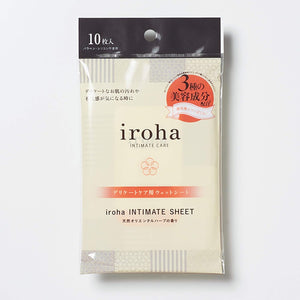 Tenga Iroha Intimate Care Intimate Sheet 10 sheets Enhancers & Essentials - Hygiene & Intimate Care Buy in Singapore LoveisLove U4Ria