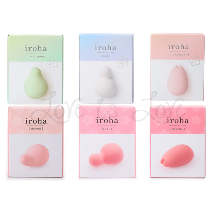 Tenga Iroha Silicone Clitoral Massager Sakura or Midori or Yuki (In New 2023 Edition)