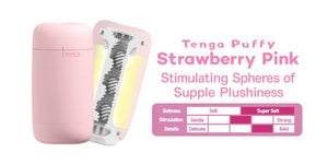 Tenga Puffy Super Soft Stroker (New Technology-Silky Smooth + Incredibly Soft) Male Masturbators - Tenga Masturbators Buy in Singapore LoveisLove U4Ria