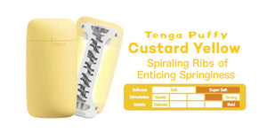 Tenga Puffy Super Soft Stroker (New Technology-Silky Smooth + Incredibly Soft) Male Masturbators - Tenga Masturbators Buy in Singapore LoveisLove U4Ria