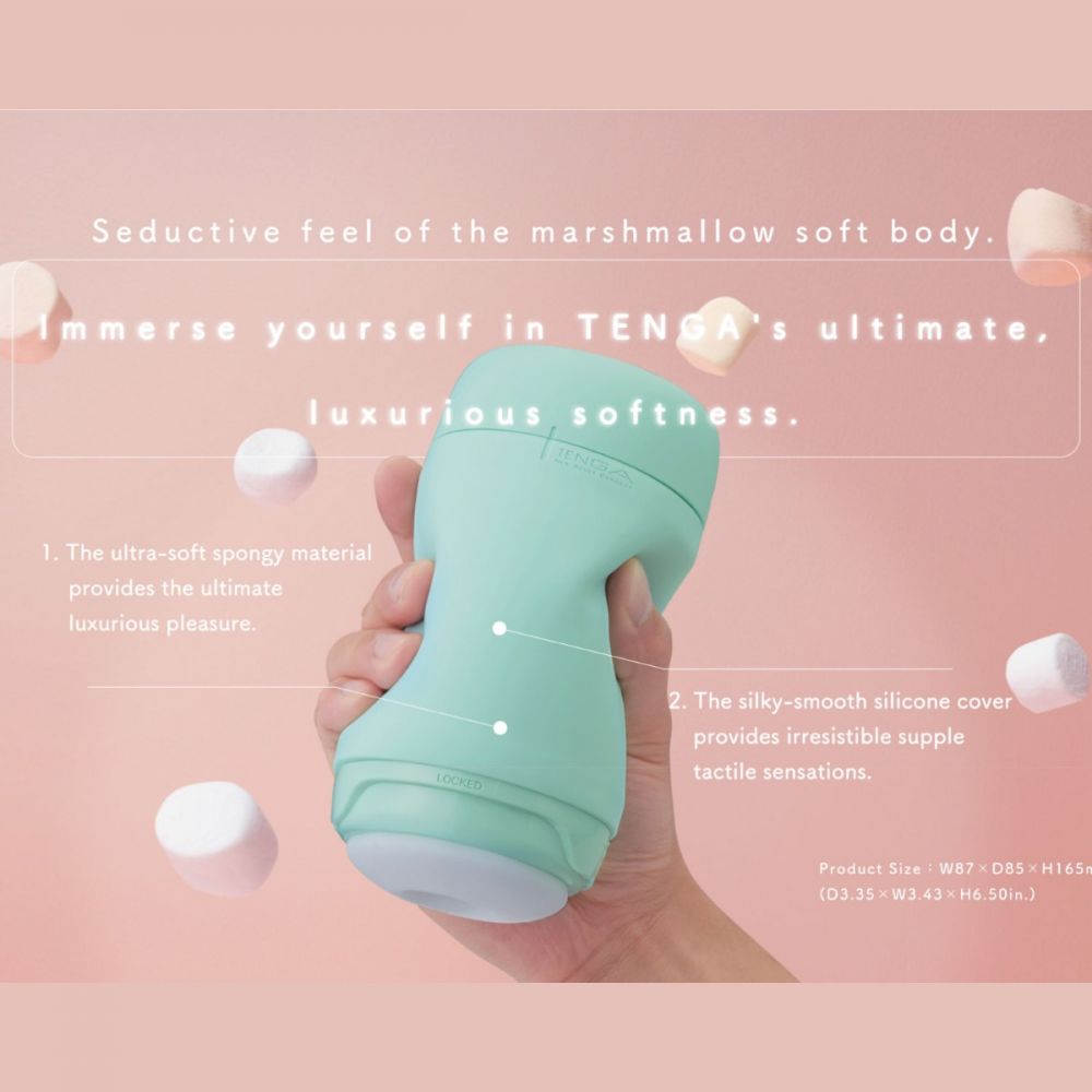 Tenga Puffy Super Soft Stroker (New Technology-Silky Smooth + Incredib Love is Love Tenga Puffy Super Soft Stroker (New Technology-Silky Smooth + Incredib Love is Love