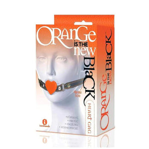 Icon Brands The 9's Orange Is The New Black Heart Gag Buy in Singapore LoveisLove U4Ria 