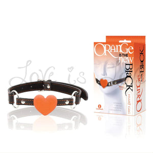 Icon Brands The 9's Orange Is The New Black Heart Gag Buy in Singapore LoveisLove U4Ria 