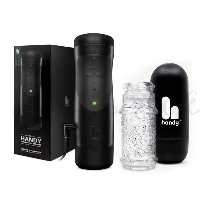 The Handy App-Controlled Interactive Bluetooth Stroker Male Automatic Masturbator (New BoxEdition-With "Safety Mark" Approved) Or Dream Lips Sleeve